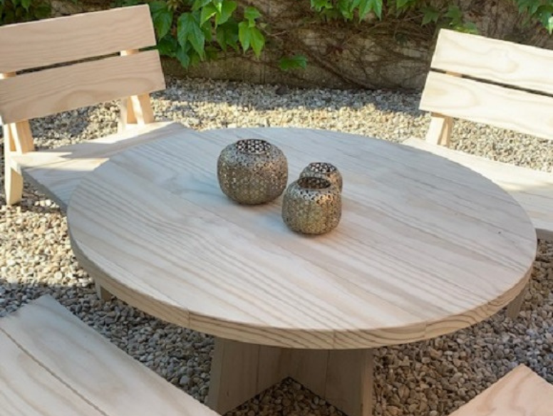 coffetable&chair natur