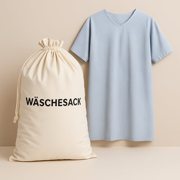 Wäschesack und Patientenhemd